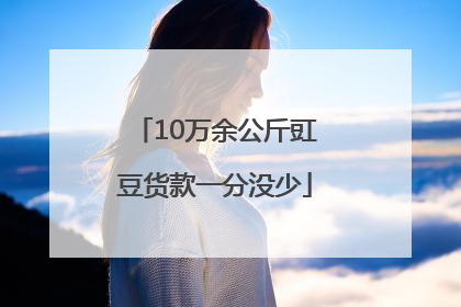 10万余公斤豇豆货款一分没少
