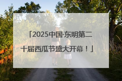 2025中国·东明第二十届西瓜节盛大开幕！