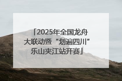 2025年全国龙舟大联动暨“划遍四川”乐山夹江站开赛