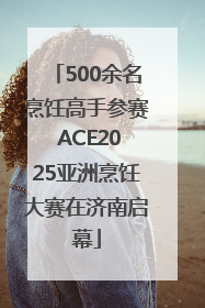 500余名烹饪高手参赛 ACE2025亚洲烹饪大赛在济南启幕