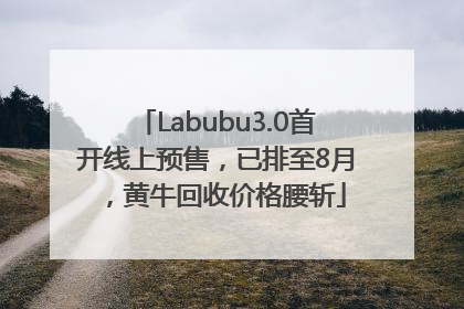 Labubu3.0首开线上预售，已排至8月，黄牛回收价格腰斩